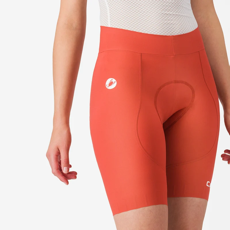 Pantaloncini donna Castelli Espresso 2 DT - Arancio