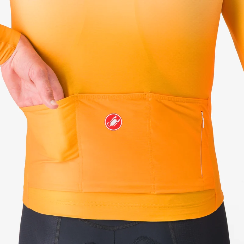 Maglia maniche lunghe Castelli UPF - Arancio