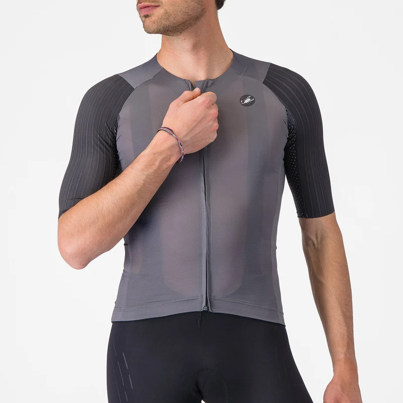 Maglia Castelli Aero Race 8S - Grigio