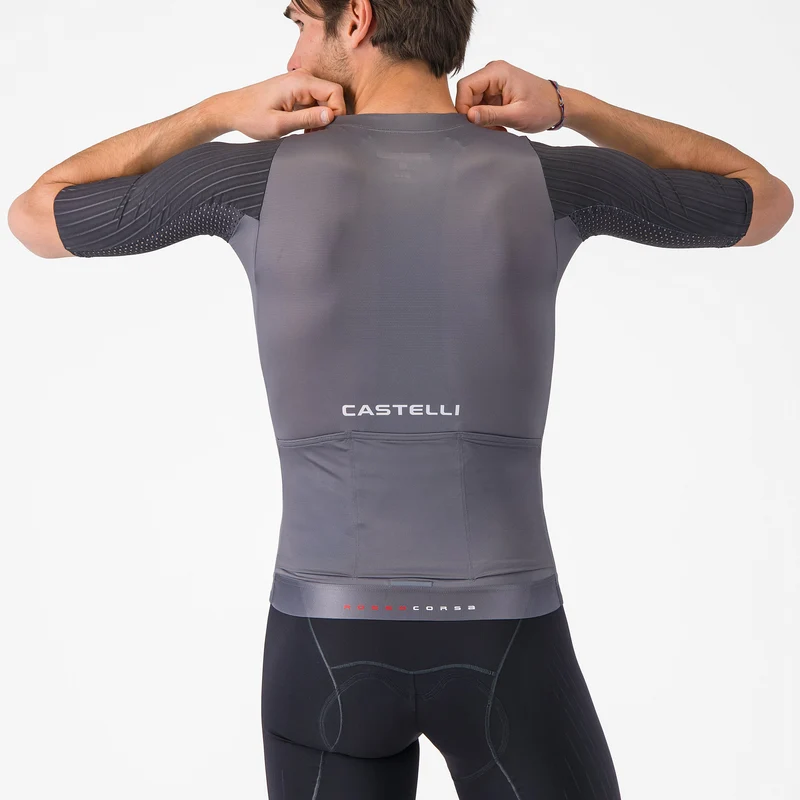 Maglia Castelli Aero Race 8S - Grigio