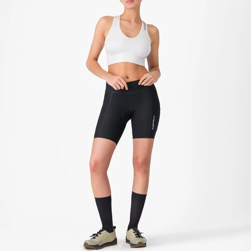 Reggiseno Castelli Comfort Travel Crop Top - Bianco