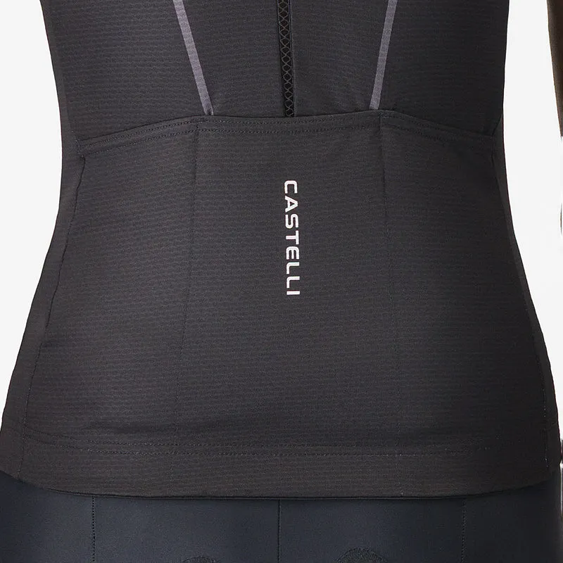 Maglia donna senza maniche Castelli Anima Flow - Nero