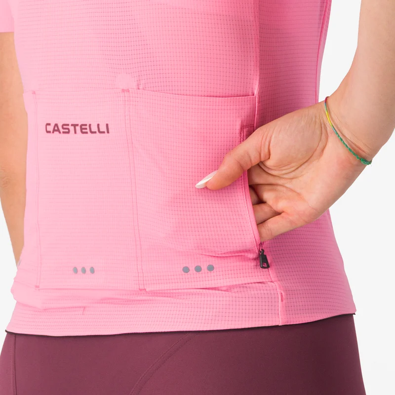Maglia donna Castelli Premio Evo - Rosa
