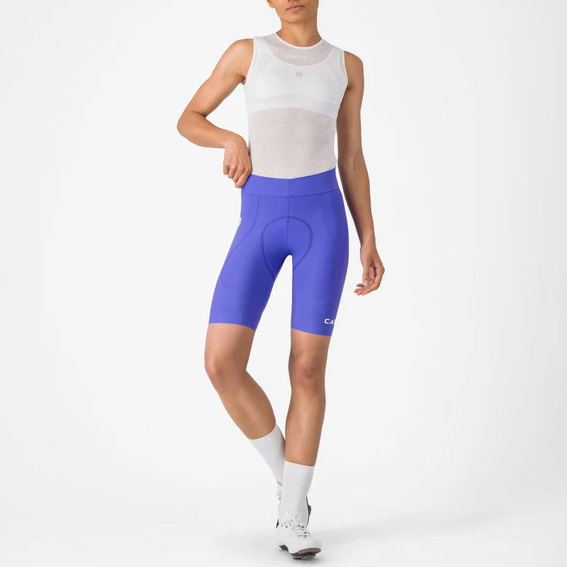 Pantaloncini donna Castelli Espresso 2 DT - Viola