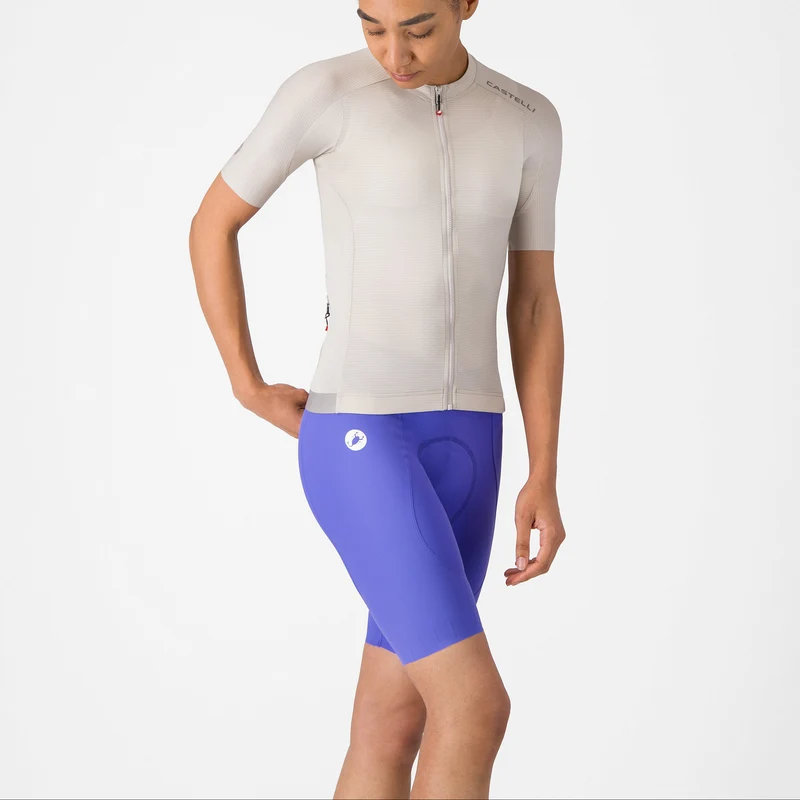 Pantaloncini donna Castelli Espresso 2 DT - Viola
