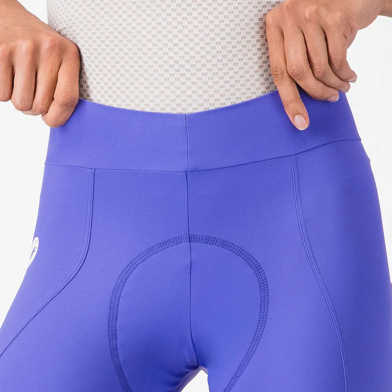 Pantaloncini donna Castelli Espresso 2 DT - Viola