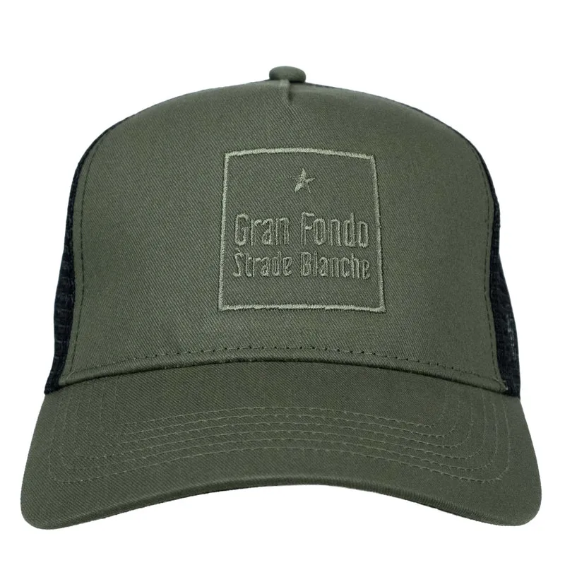 Cappellino Gran Fondo Strade Bianche - Verde