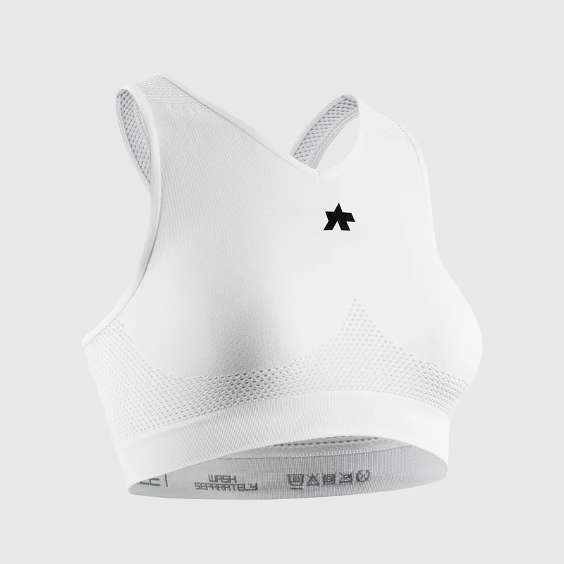 Reggiseno Assos Cropped Tank P1 - Bianco
