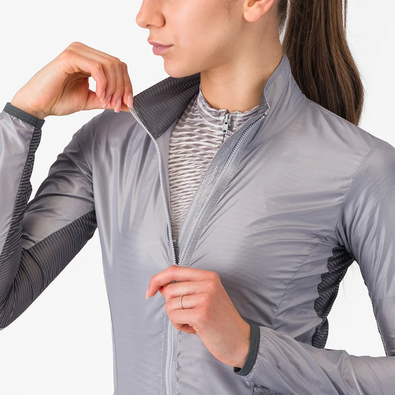 Mantellina donna Castelli Aria Shell 2 - Grigio chiaro