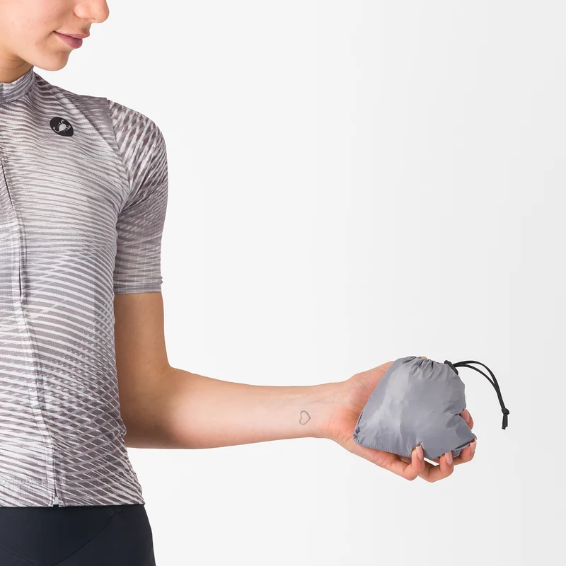 Mantellina donna Castelli Aria Shell 2 - Grigio chiaro