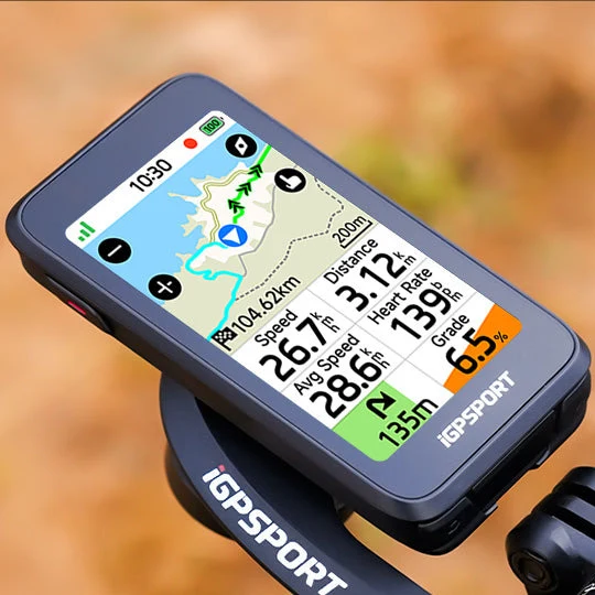 Ciclocomputer gps iGPSPORT BiNavi Air - Nero