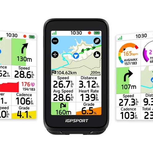Ciclocomputer gps iGPSPORT BiNavi Air - Nero