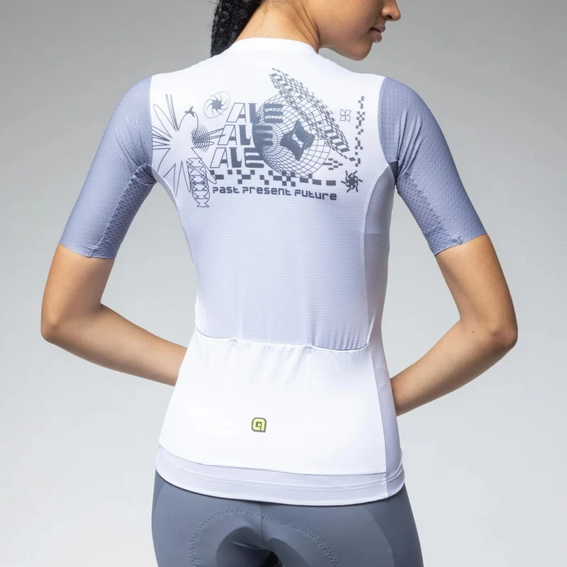 Maglia donna Ale PR-E Megabyte 2.0 - Bianco