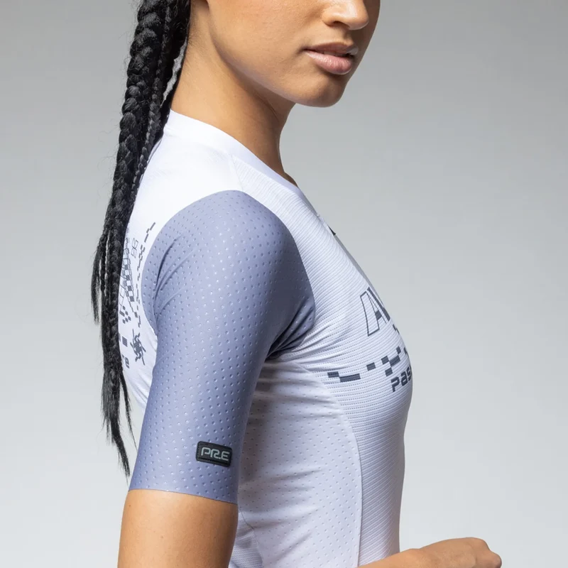 Maglia donna Ale PR-E Megabyte 2.0 - Bianco