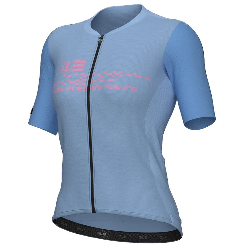 Maglia donna Ale PR-E Megabyte 2.0 - Azzurro