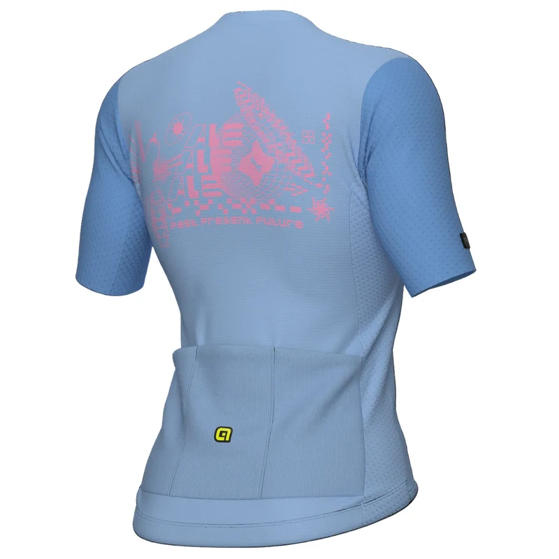 Maglia donna Ale PR-E Megabyte 2.0 - Azzurro