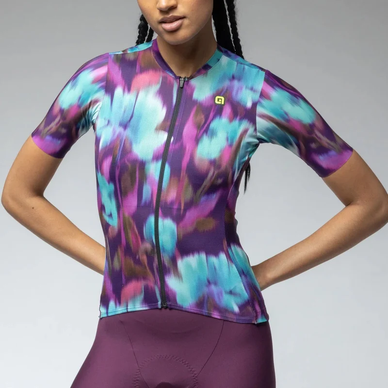 Maglia donna Ale PR-E Jardin 2.0 - Viola