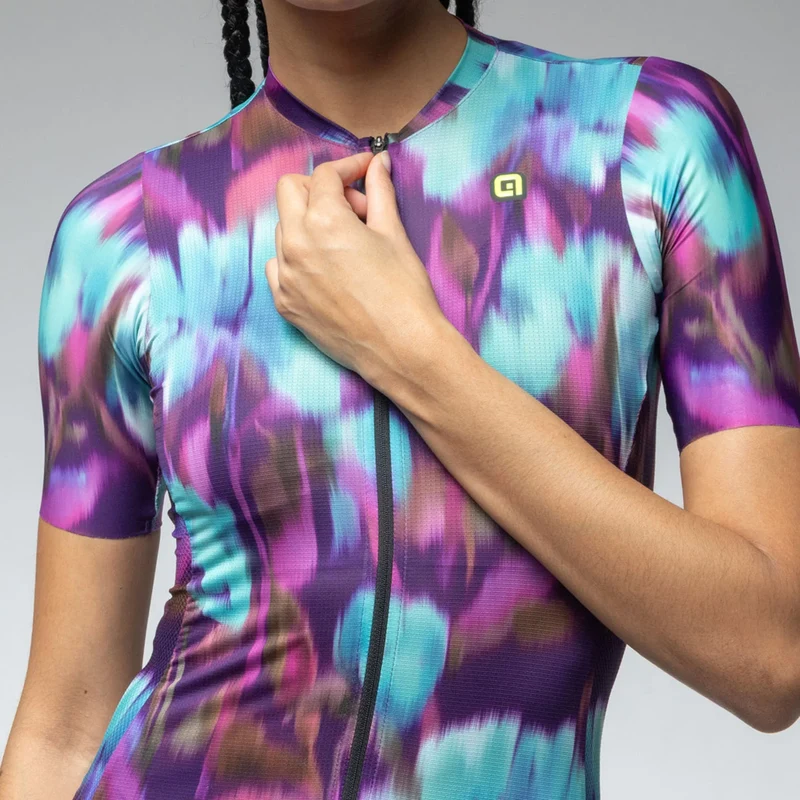 Maglia donna Ale PR-E Jardin 2.0 - Viola