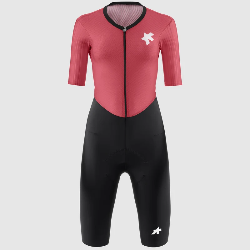 Body donna Assos Dyora R Roadsuit S11 - Rosso