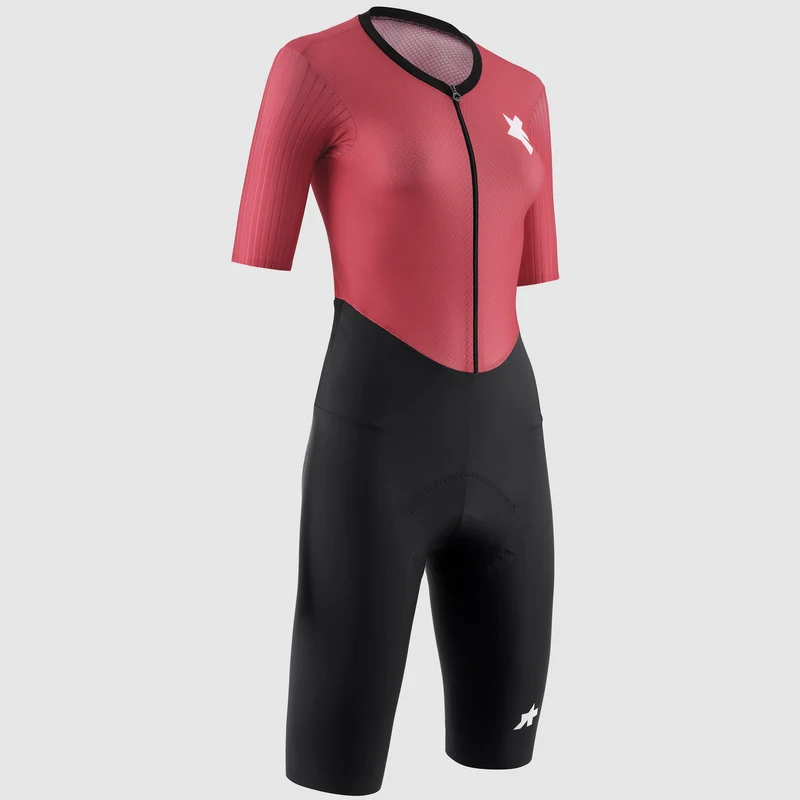 Body donna Assos Dyora R Roadsuit S11 - Rosso