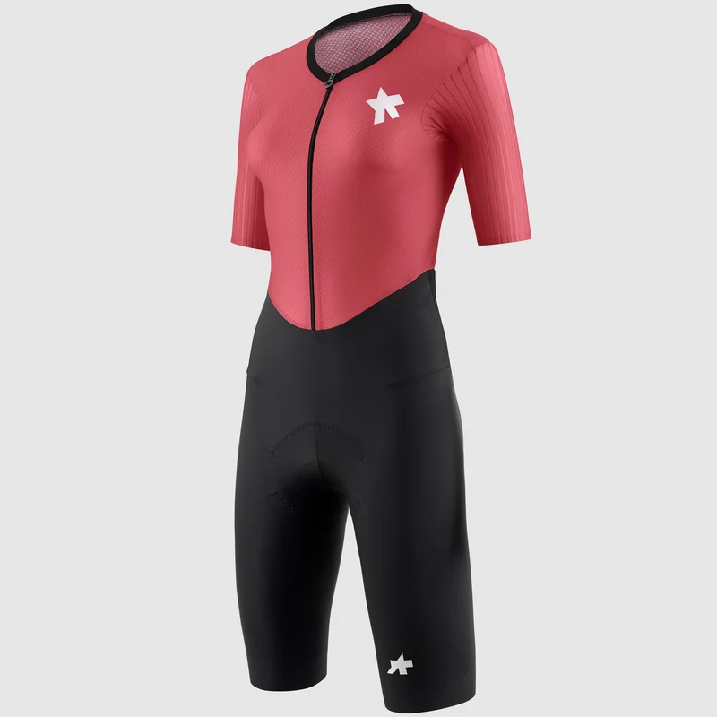 Body donna Assos Dyora R Roadsuit S11 - Rosso
