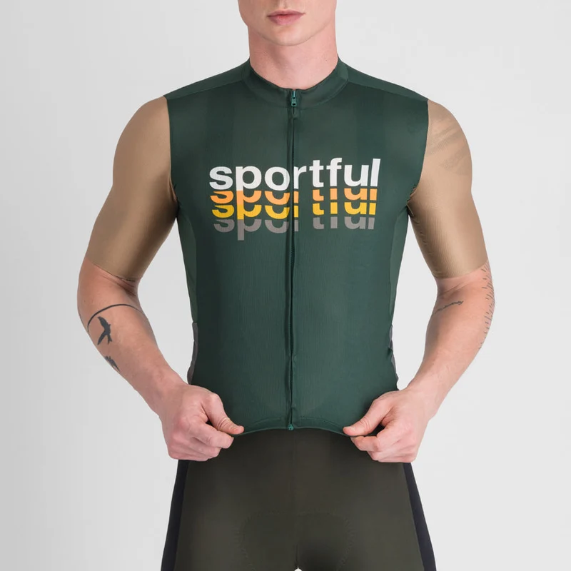Maglia Sportful Supergiara 2 Logo - Verde