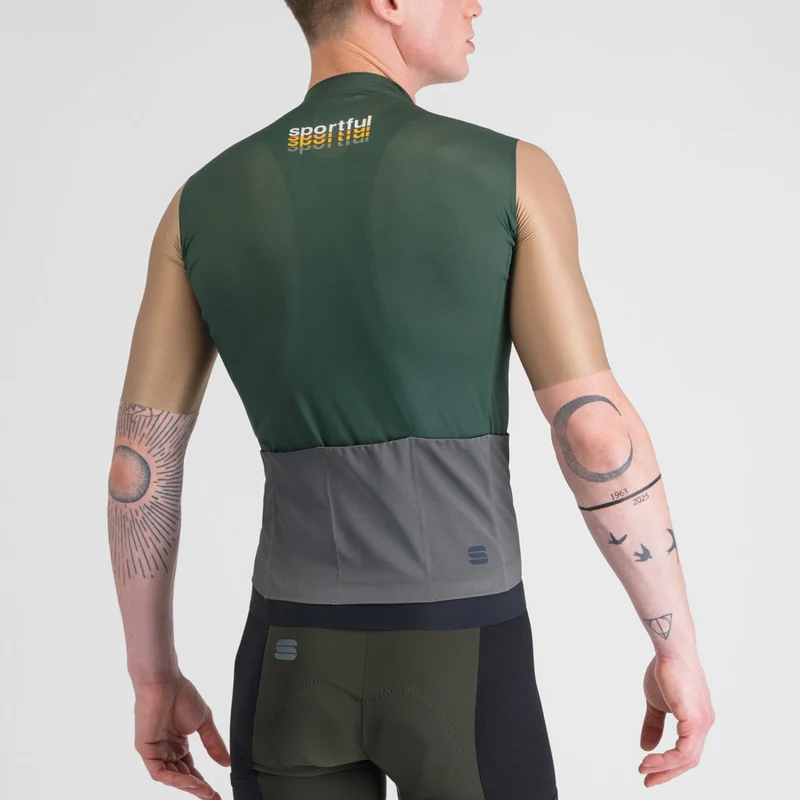 Maglia Sportful Supergiara 2 Logo - Verde