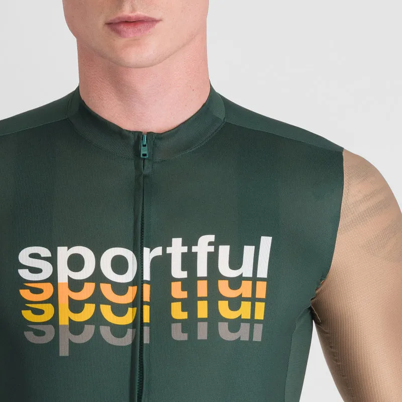 Maglia Sportful Supergiara 2 Logo - Verde