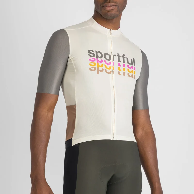 Maglia Sportful Supergiara 2 Logo - Beige