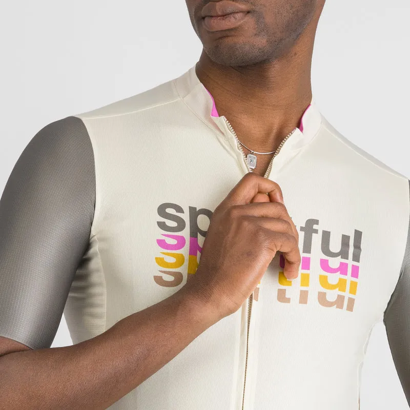Maglia Sportful Supergiara 2 Logo - Beige