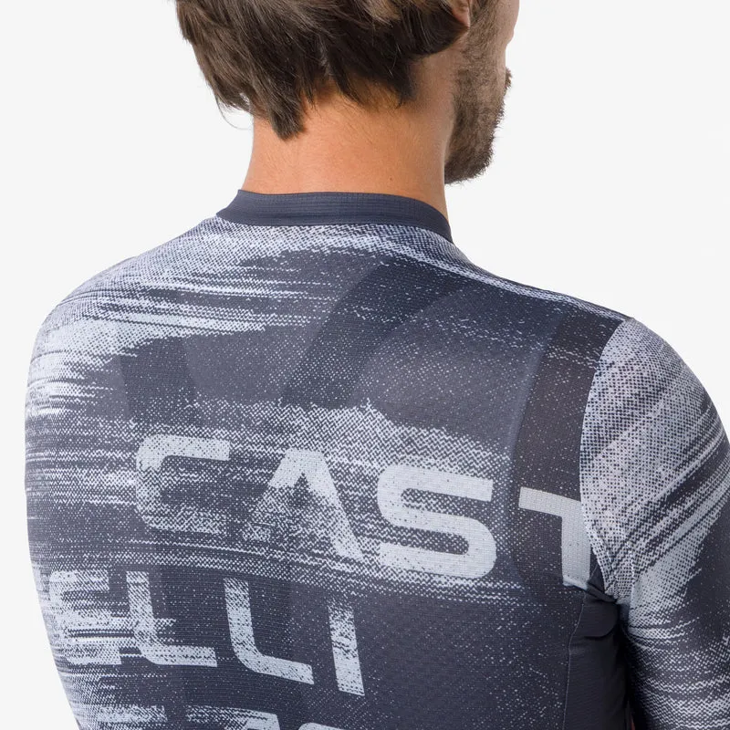 Maglia Castelli Stratus Logo - Blu