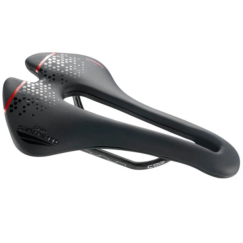 Sella San Marco Aspide Short Open-Fit CFX Wide - Nero rosso