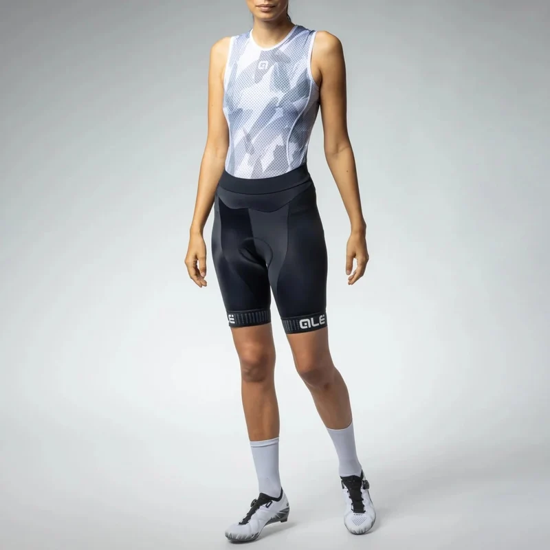 Pantaloncini donna Ale Pragma Traguardo 2.0 - Nero bianco