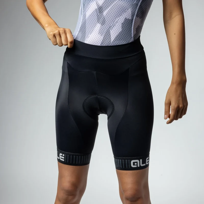 Pantaloncini donna Ale Pragma Traguardo 2.0 - Nero bianco