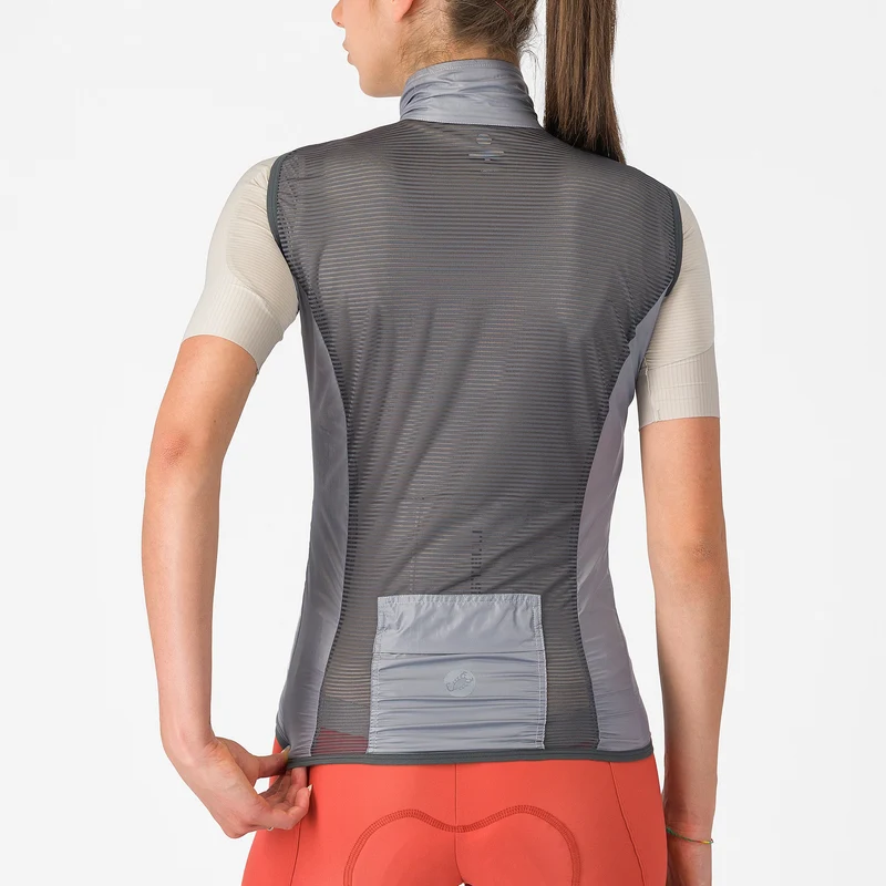 Gilet donna Castelli Aria 2 - Grigio chiaro