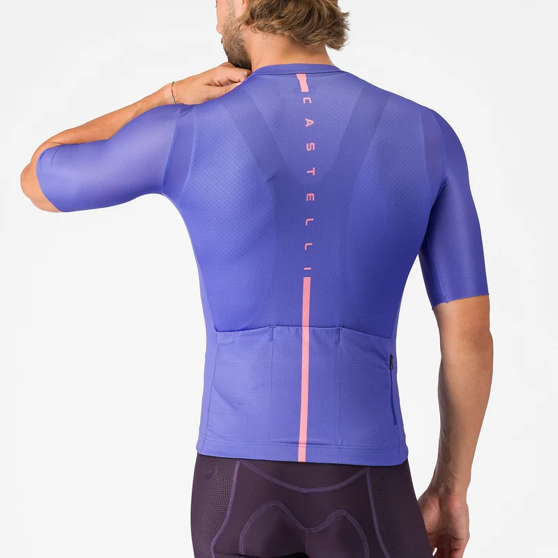 Maglia Castelli Drittone Logo - Viola