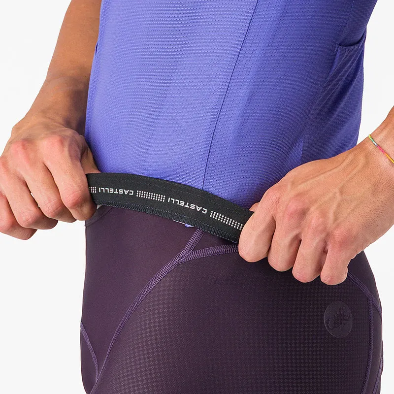 Maglia Castelli Drittone Logo - Viola