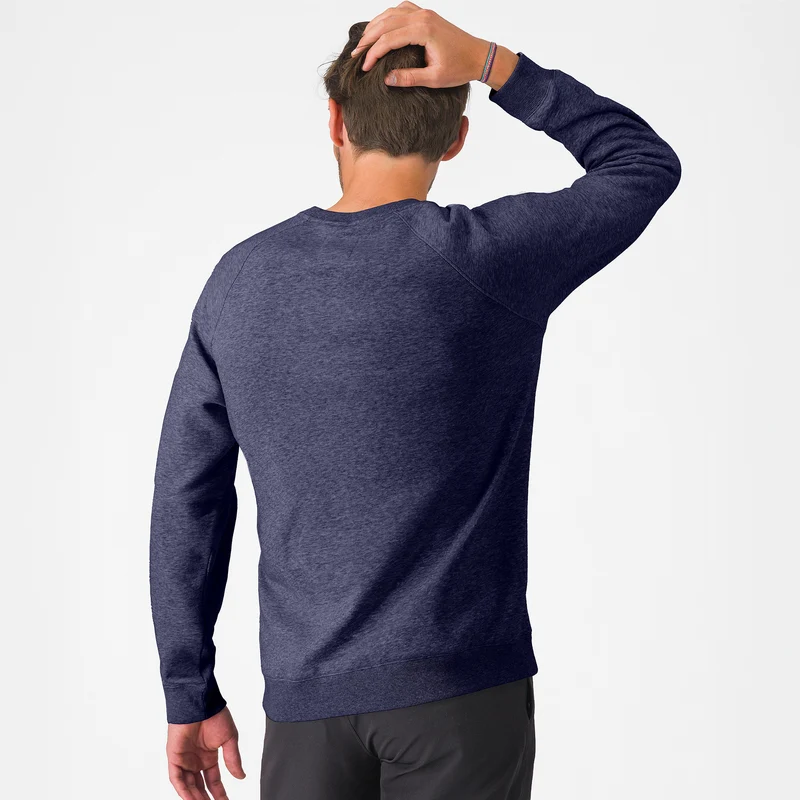 Felpa senza cappuccio Castelli Logo - Blu