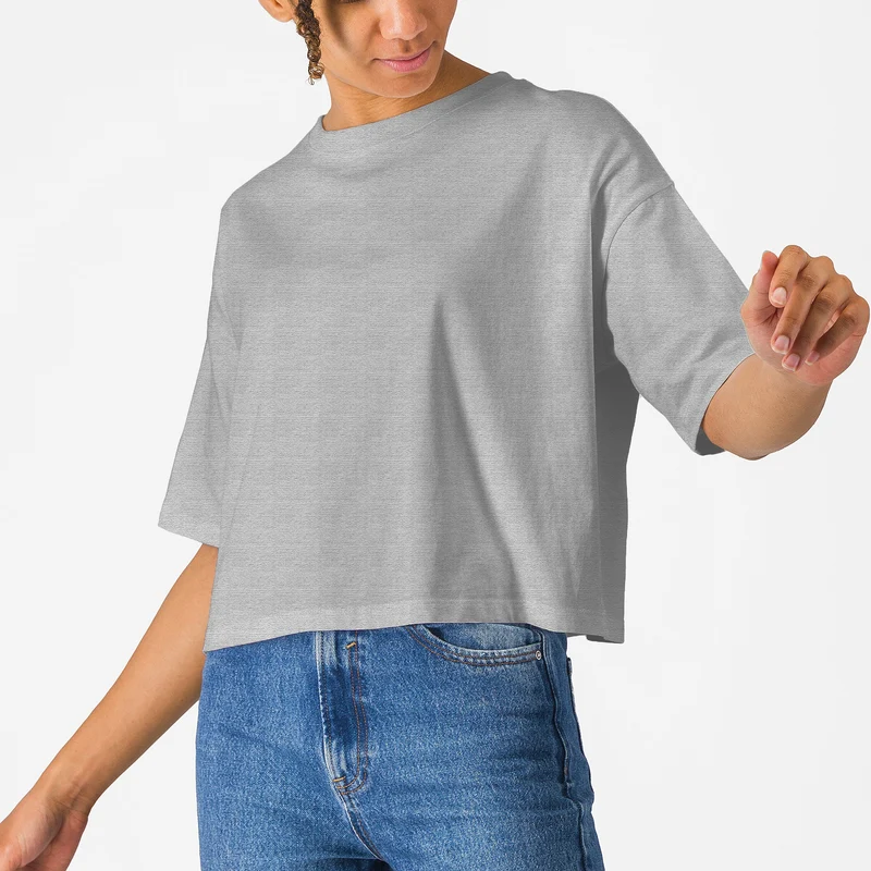 T-Shirt donna Castelli Logo - Grigio