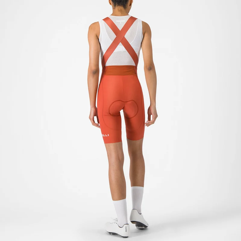 Salopette donna Castelli Espresso 2 DT - Arancio