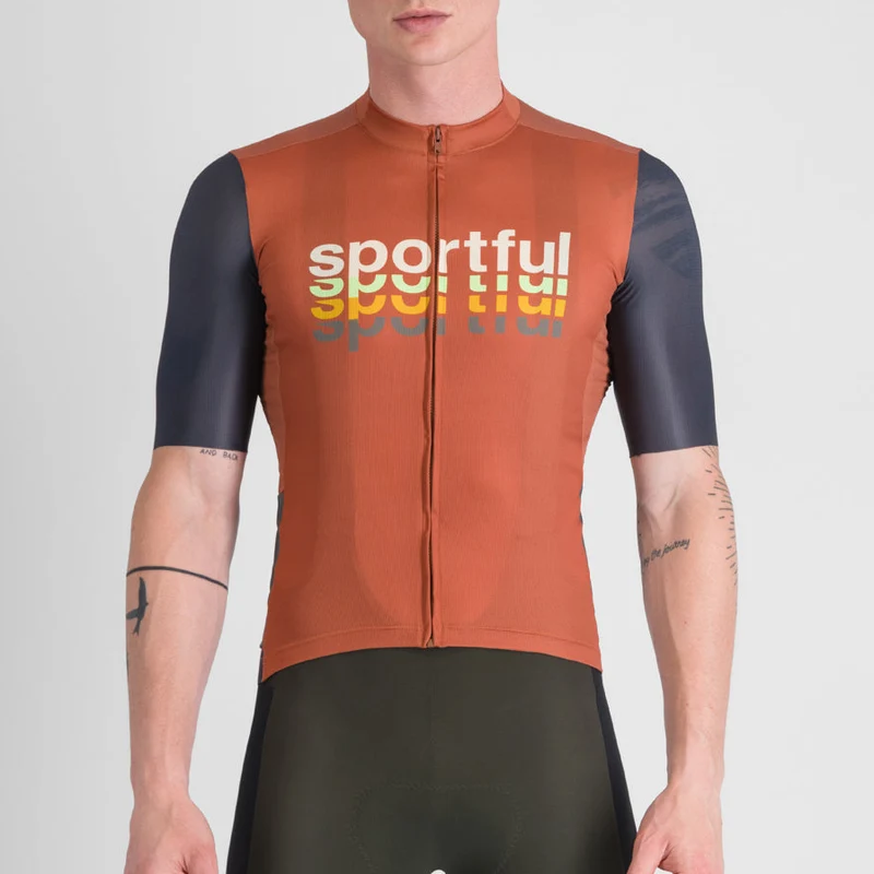 Maglia Sportful Supergiara 2 Logo - Arancio