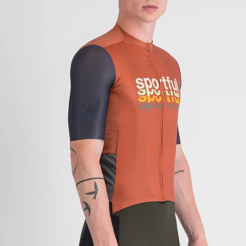 Maglia Sportful Supergiara 2 Logo - Arancio