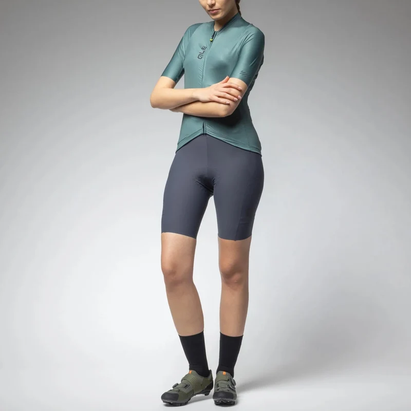 Maglia donna Ale Pragma Color Block Off Road - Verde chiaro
