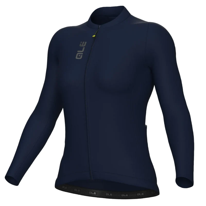 Maglia maniche lunghe donna Ale Pragma Color Block - Blu scuro