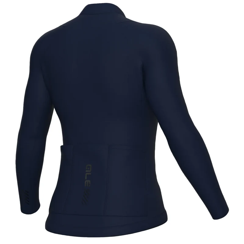 Maglia maniche lunghe donna Ale Pragma Color Block - Blu scuro