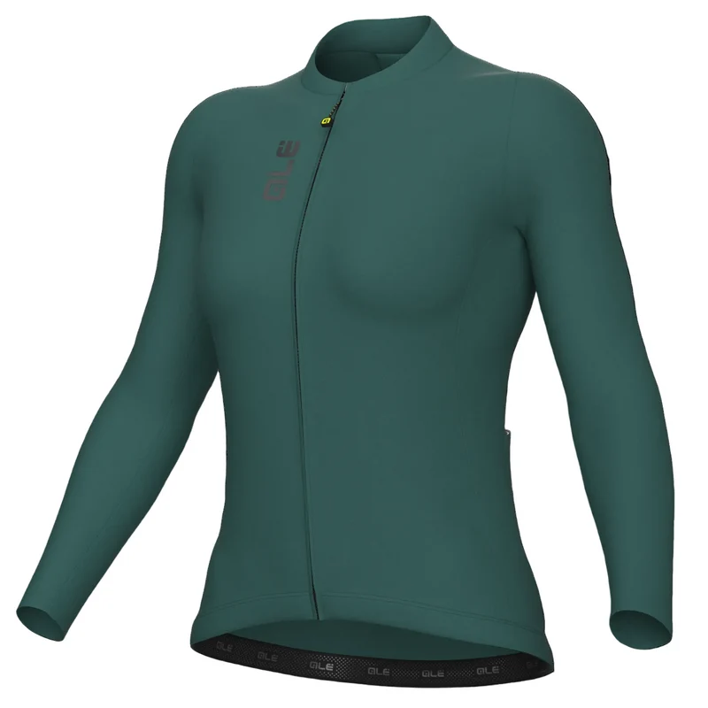 Maglia maniche lunghe donna Ale Pragma Color Block - Verde