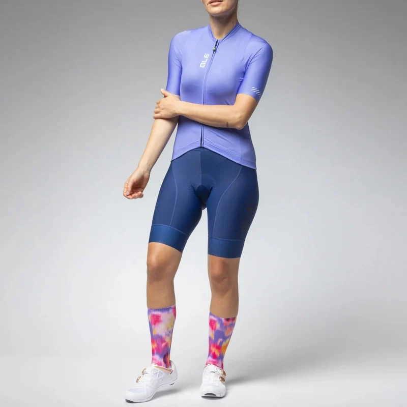 Maglia donna Ale Pragma Color Block - Azzurro