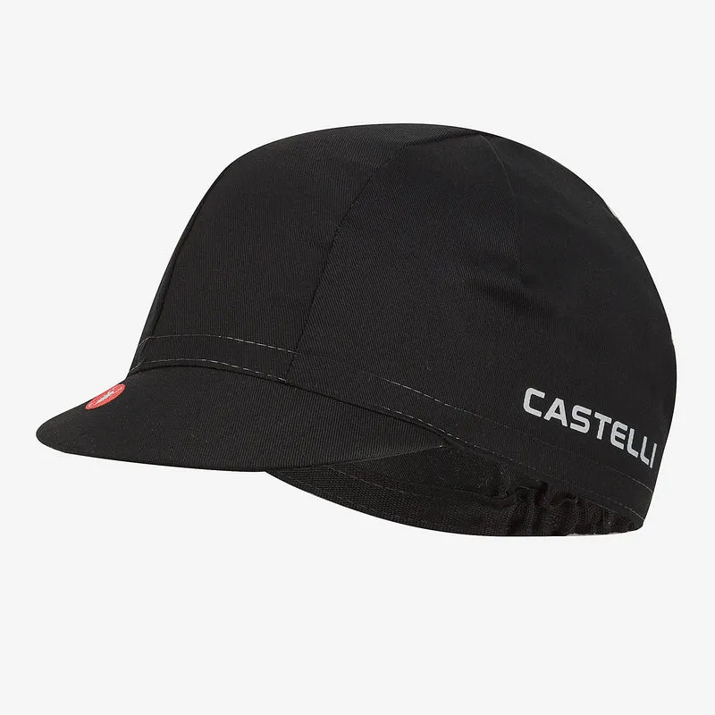 Cappellino Castelli Logo - Nero
