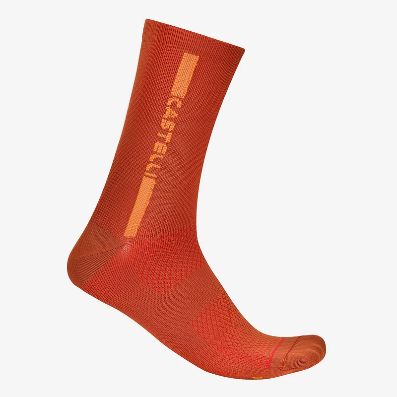 Calze Castelli Linea Logo 15 - Arancio