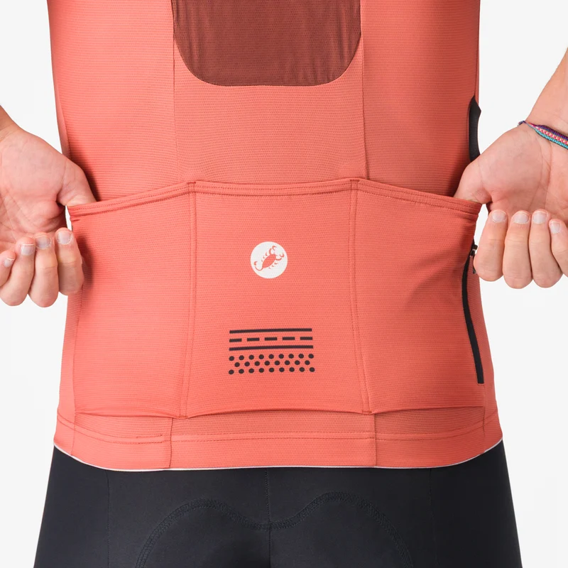 Maglia Castelli Unlimited Pro 2 - Arancio